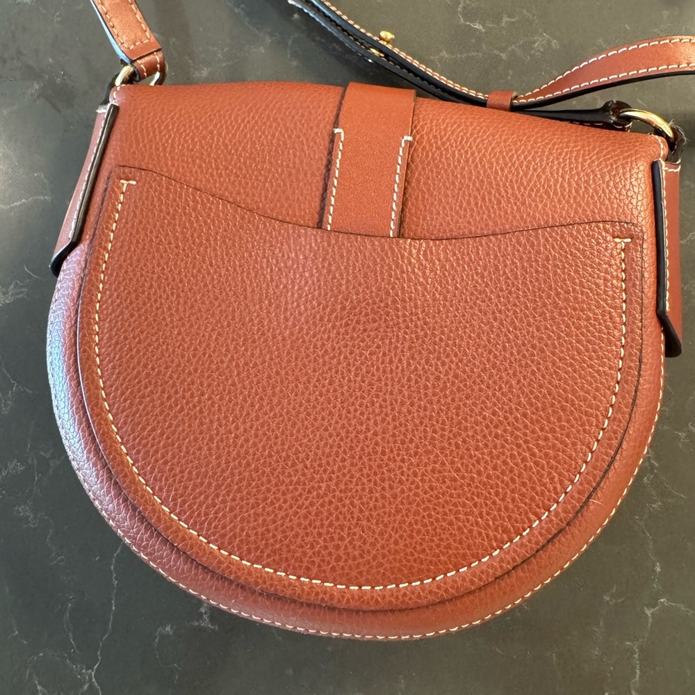 Chloe Darryl Brown Leather Crossbody Bag - Picture 5 of 15